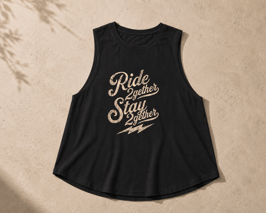 Ride 2gether Cropped Tank ✌️